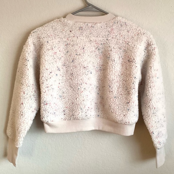 \All in Motion\ NWT Faux Shearling Pullover in Authentic Cream - Picture 10 of 15